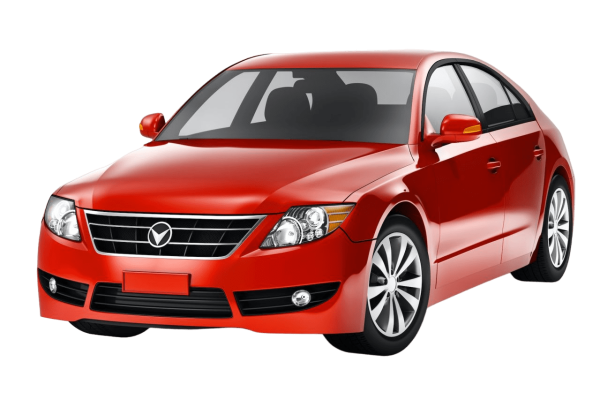 red-smart-car